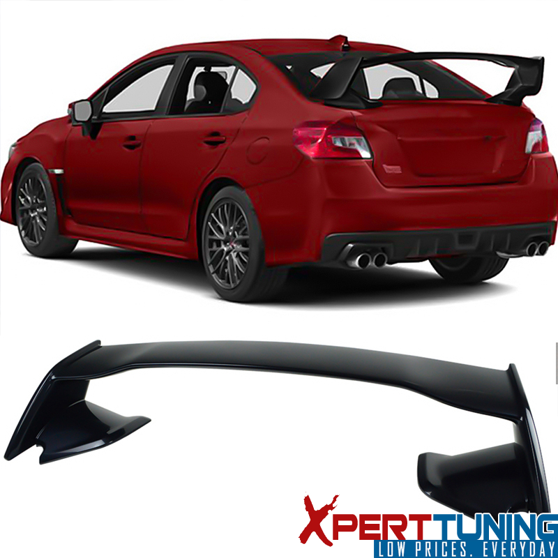 Fits 12-16 Impreza 15-21 WRX STI Painted Trunk Spoiler #61K Dark