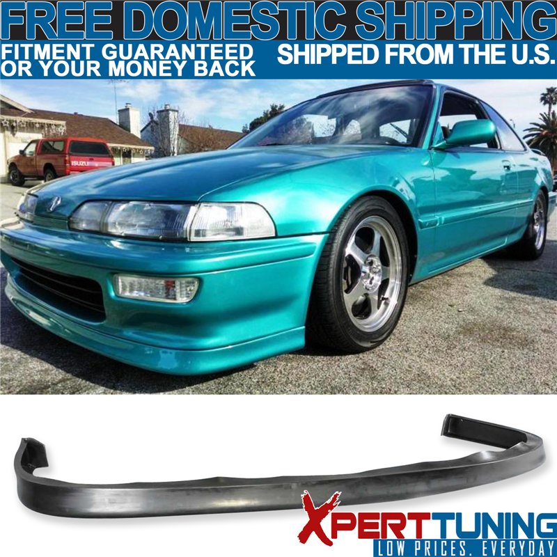 Fits 92-93 Acura Integra JDP Style Front Bumper Lip PU Poly Urethane