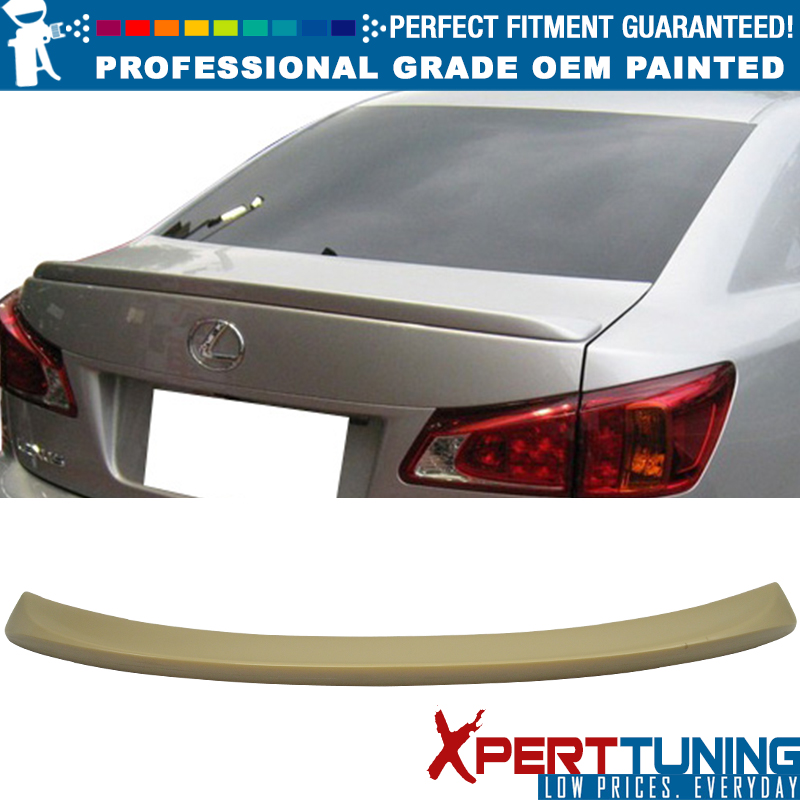 Fit 06-13 IS250 IS350 4Dr ISF Painted OE Style Roof Spoiler OEM Painted Color