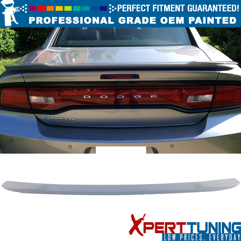 Dodge Charger SRT8 Hellcat Sedan Stock RT Type Tail Trunk Spoiler Wing For 2017