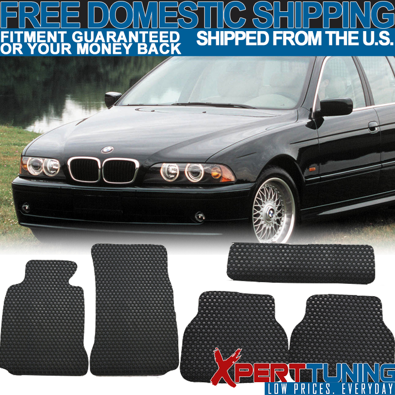 E39 Floor Mats Carpet Front & Rear Full Set with Optional Colors FOR