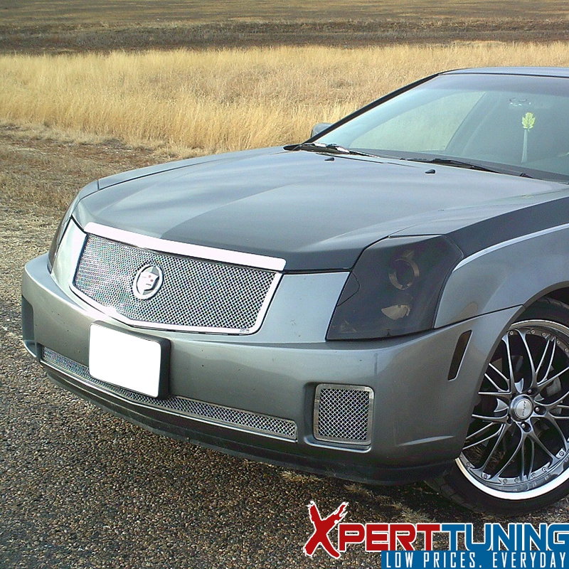 Fits 03-07 Cadillac CTS CTS-V Mesh Style Front Bumper Hood Grille Fits 03-07 Cadillac CTS CTS-V Mesh Style Front Bumper Hood Grille