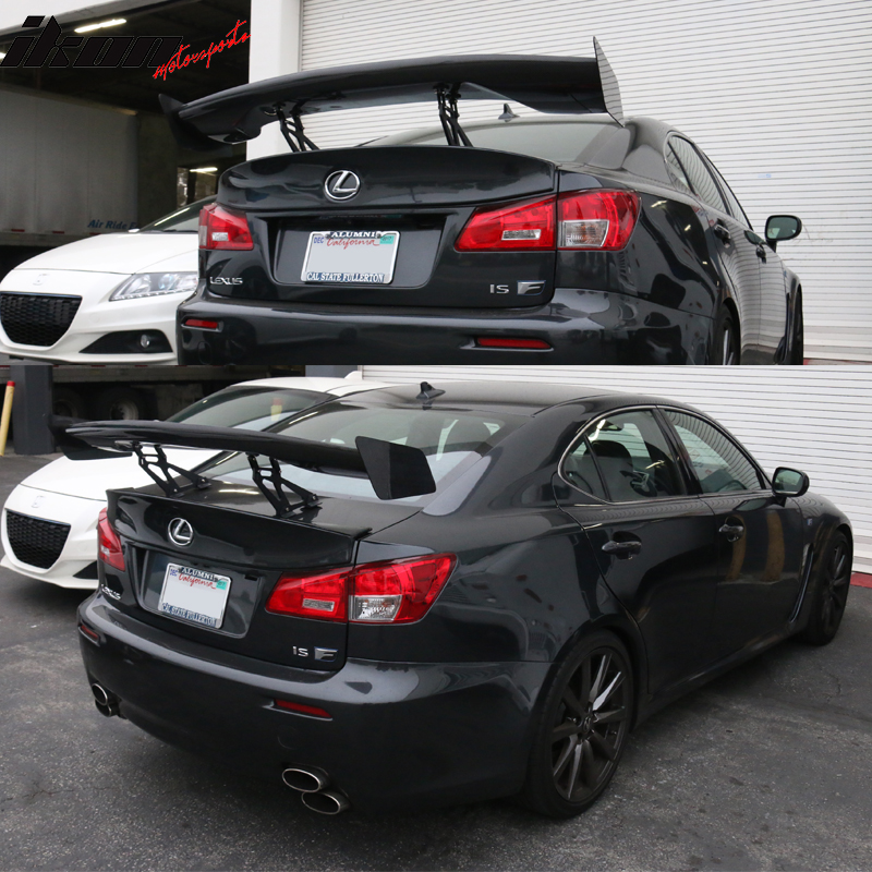 Fits 0614 Lexus IS250/350 ISF 57" Wide Carbon Fiber Trunk Spoiler Wing