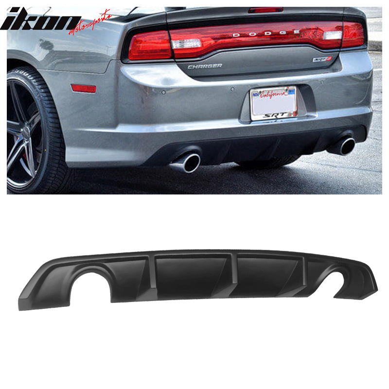 Automotive Carbon Fiber Style Rear Lip Bumper Valance Diffuser for