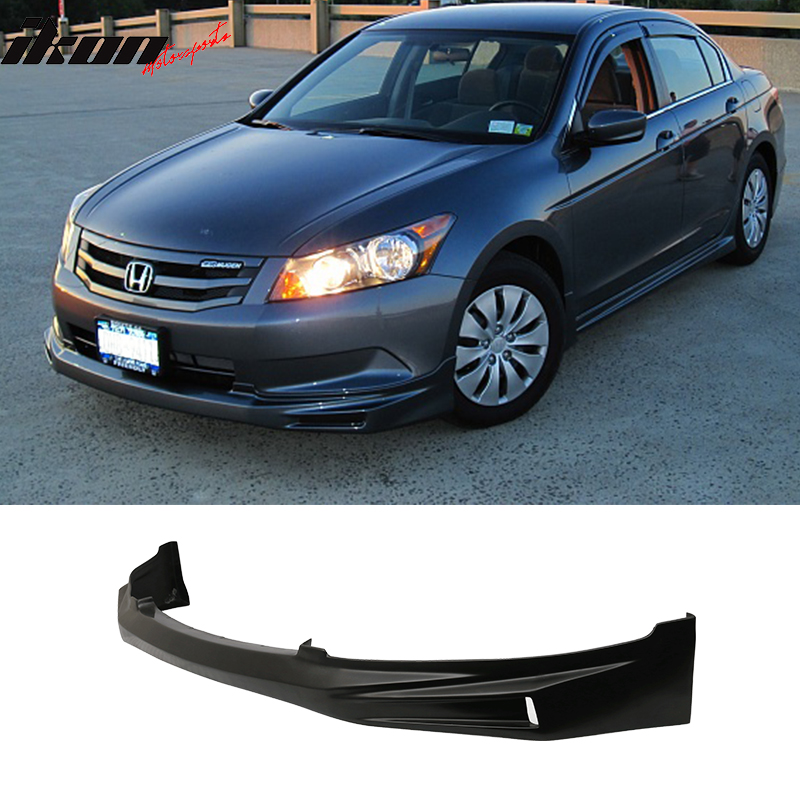For 08 09 10 Honda Accord 4-cyl I4 Sedan MU Style Front Bumper Chin Lip Spoiler