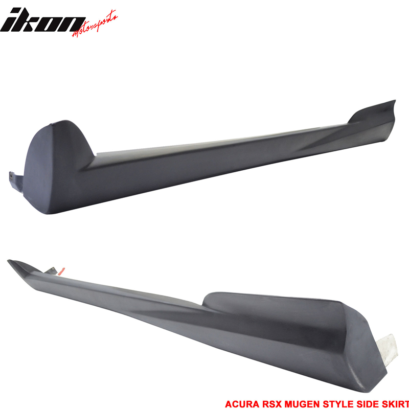 サイアス saias カスタムキュー Fits 02-06 Acura RSX Mugen Style Side Skirts Skirt Unpainted
