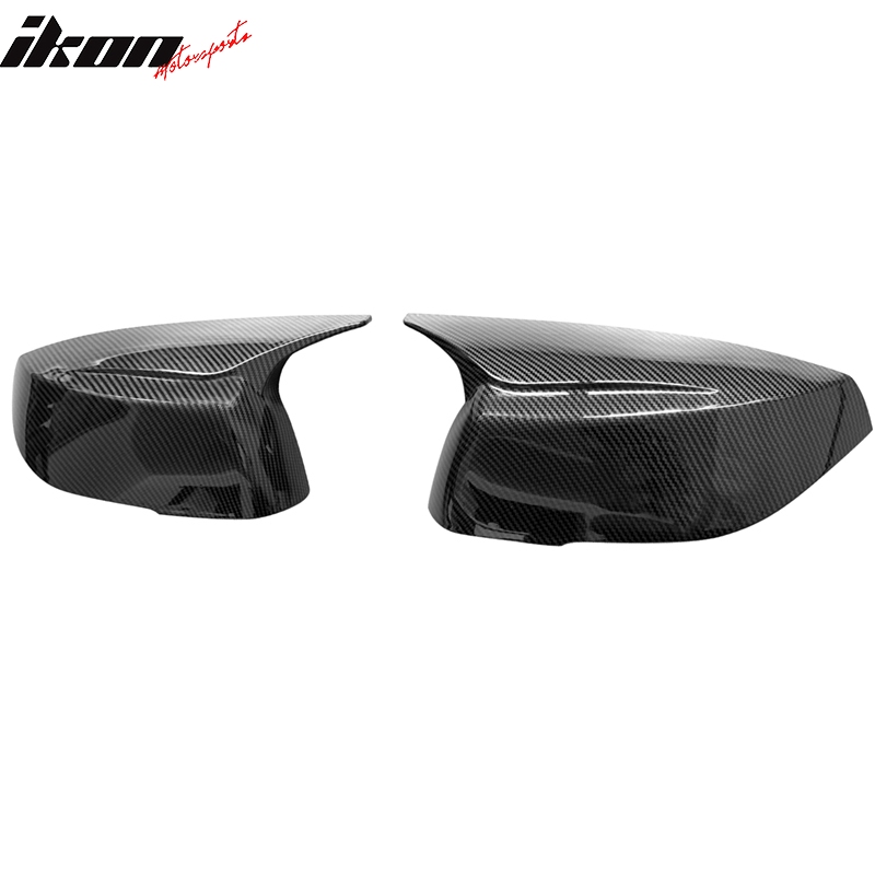 Carbon Fiber Print Mirror Cover Caps For 2014-2023 Infiniti Q50 & 2017-2022 Q60 (X-Style) 7 thumbnail image