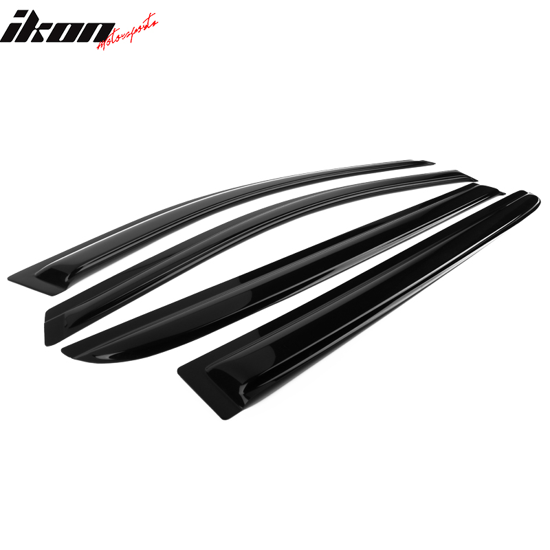 AVS Ventvisor Smoke Rain Guards For 2018-2025 Honda Odyssey - 4 Piece Outside Mount - View #2