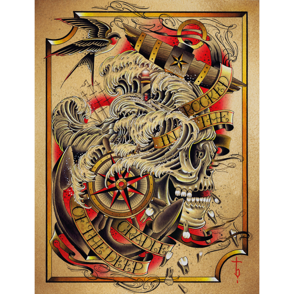 Traditional Tattoo Wall Art