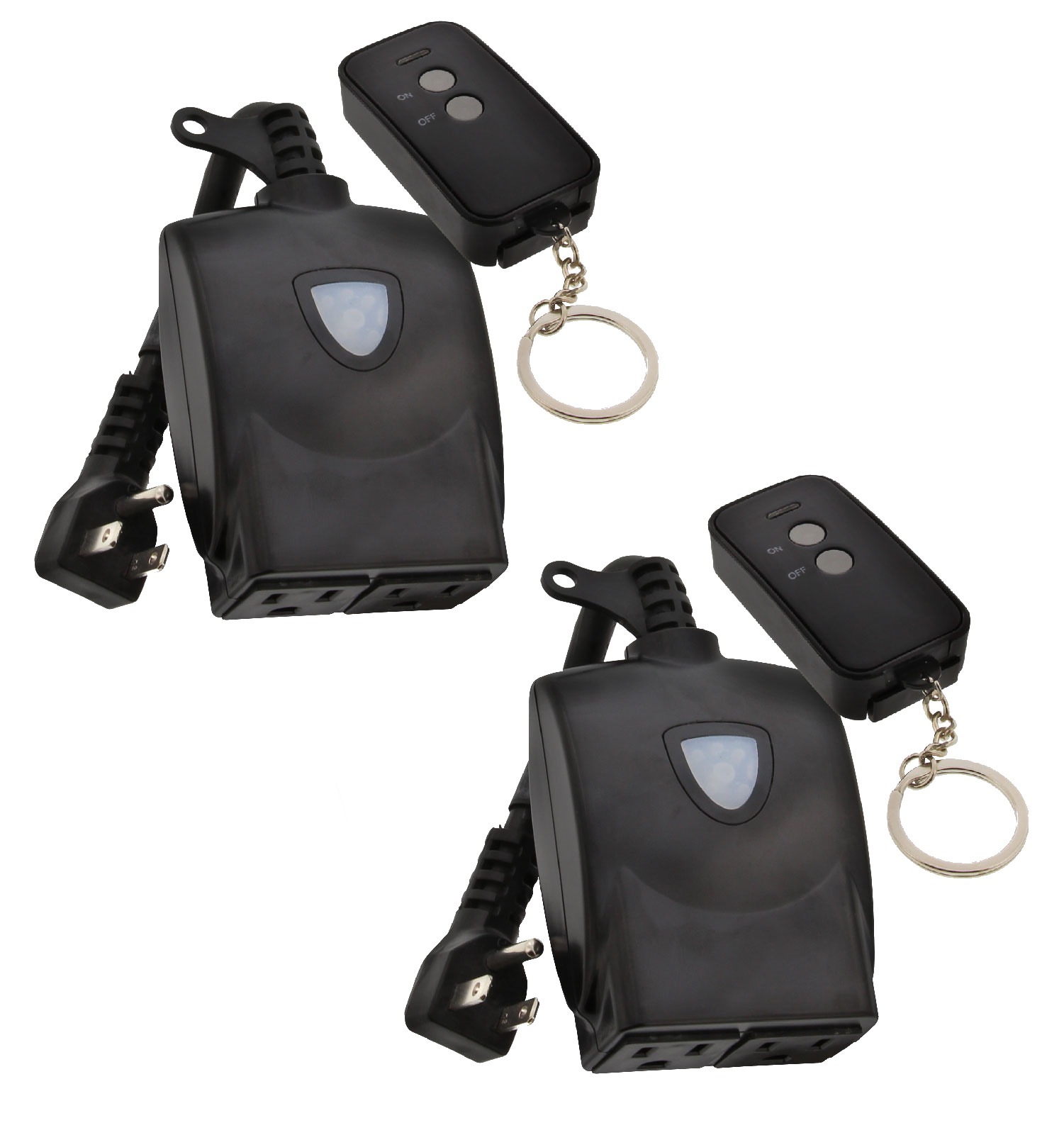 Westek Outdoor Remote Control Outlet 2 Pack Remote Control Outdoor
