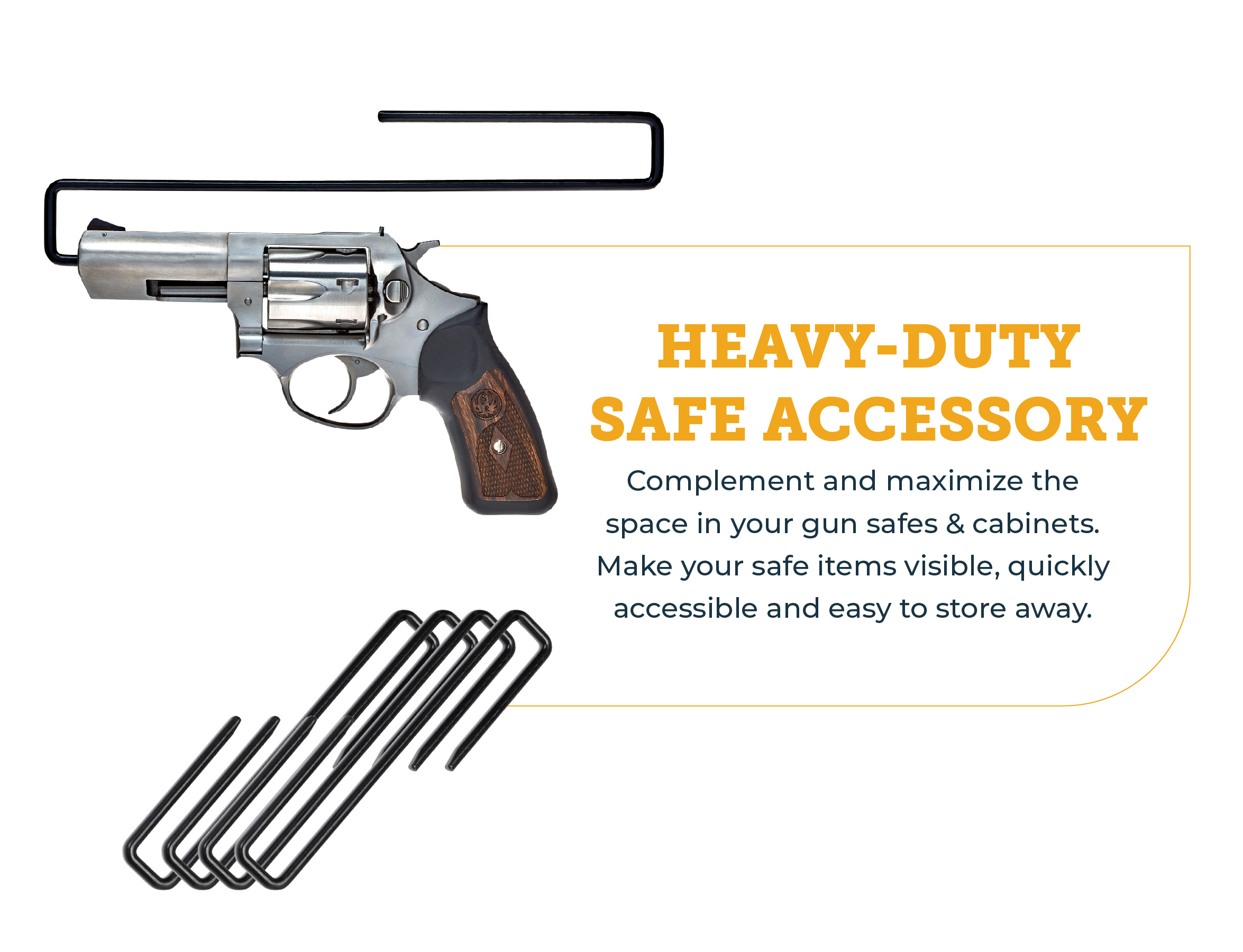 SnapSafe Handgun Hangers .357 4 PK 75873 for sale online eBay