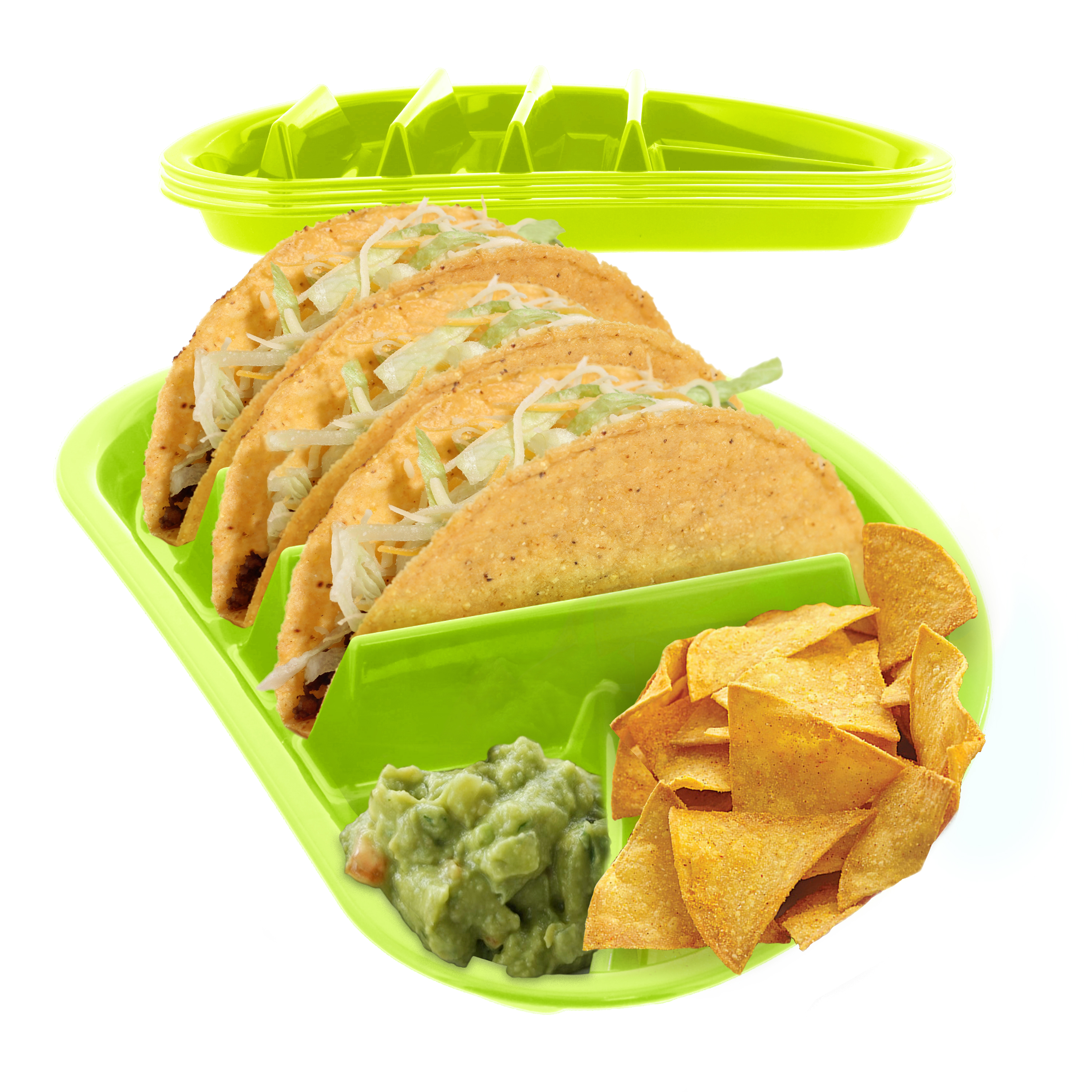 50 PCS Disposable Taco Holders - Taco Bar Serving Set For A
