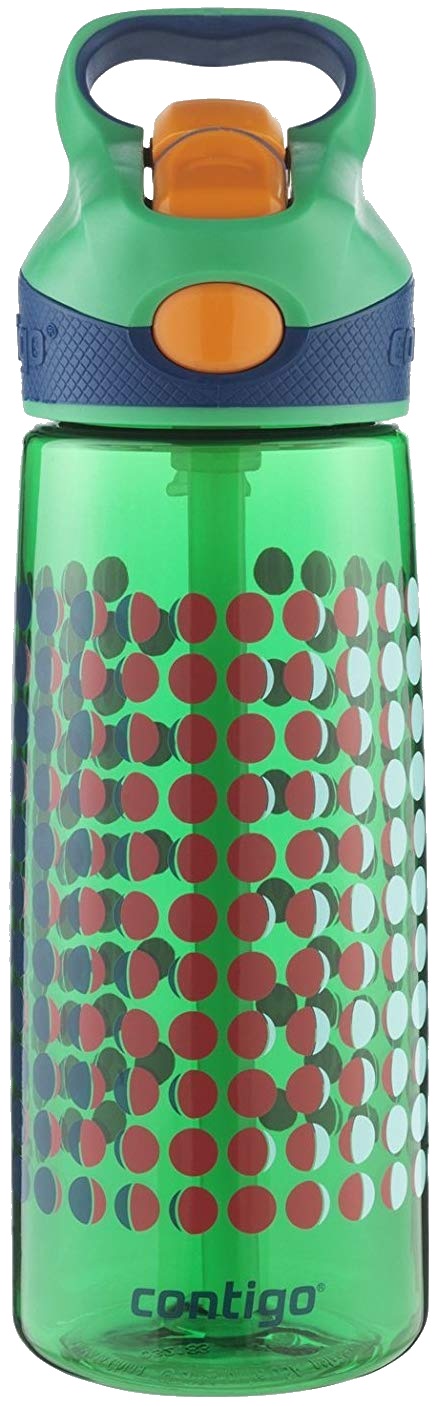 Contigo Kids Water Bottle, Autospout Striker, Spill Proof - 