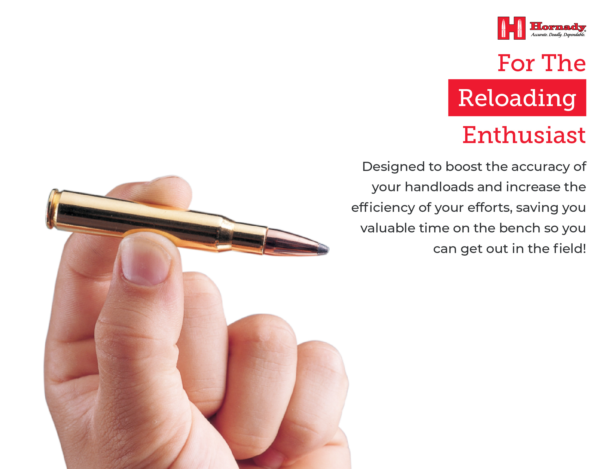 Hornady Reloading Equipment, Designed for Use with Hornady Lock-N-Load Line