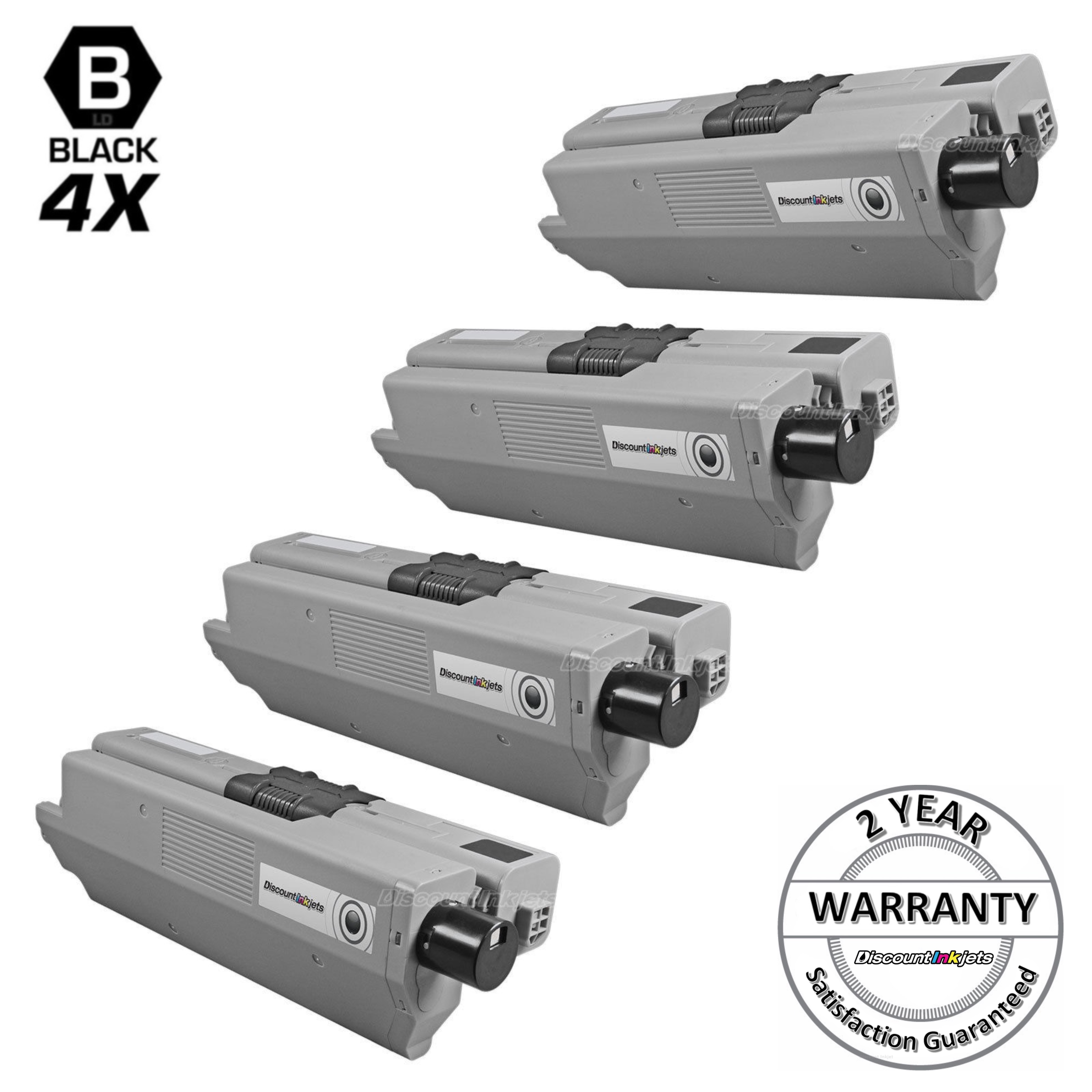 Comp Black Laser Toner Cartridge for Okidata C17 44469801 OKI C330 C331dn C530dn