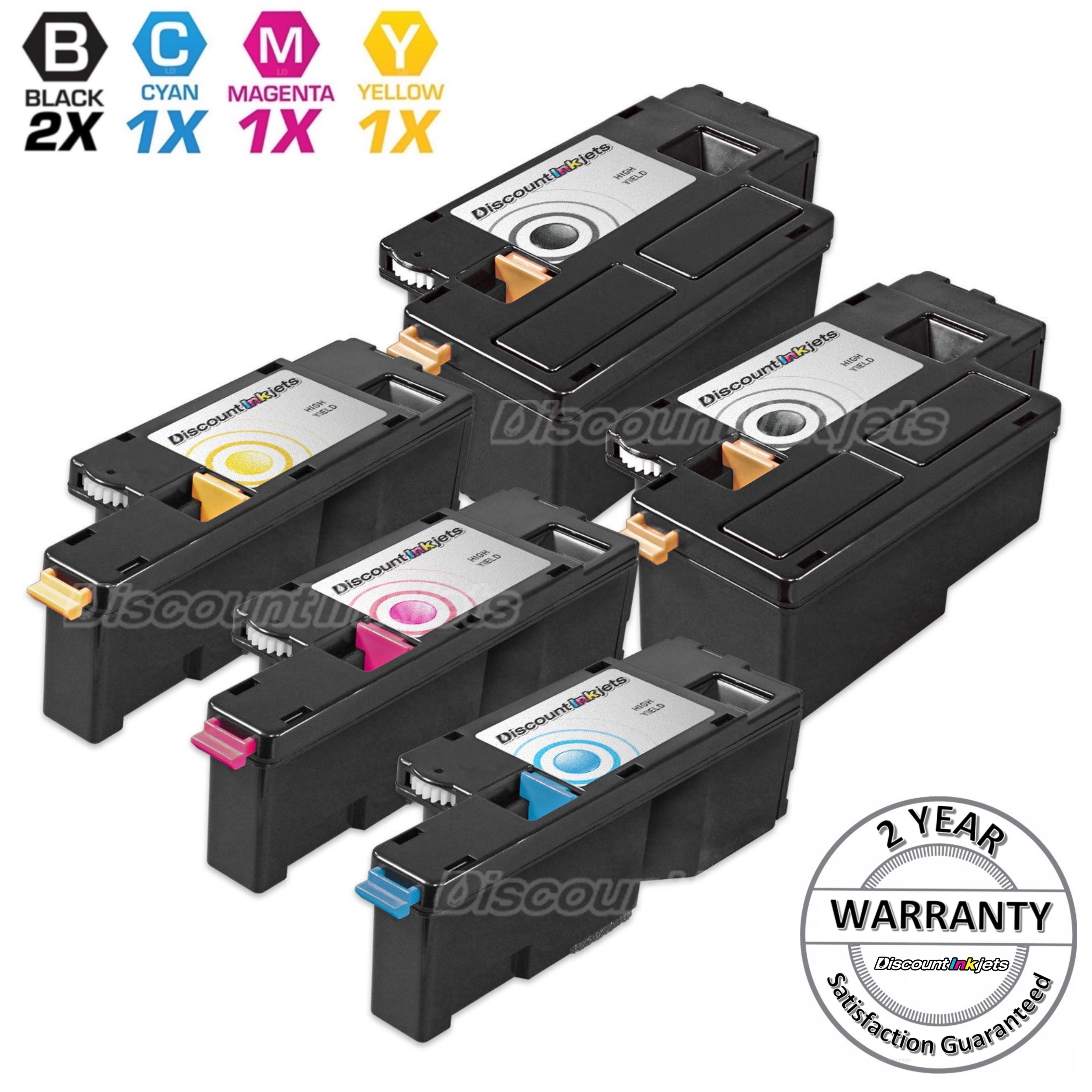 1355cn 1355cnw Toner Reset Chips for Dell 1250c 8pk 1350cnw BCMY