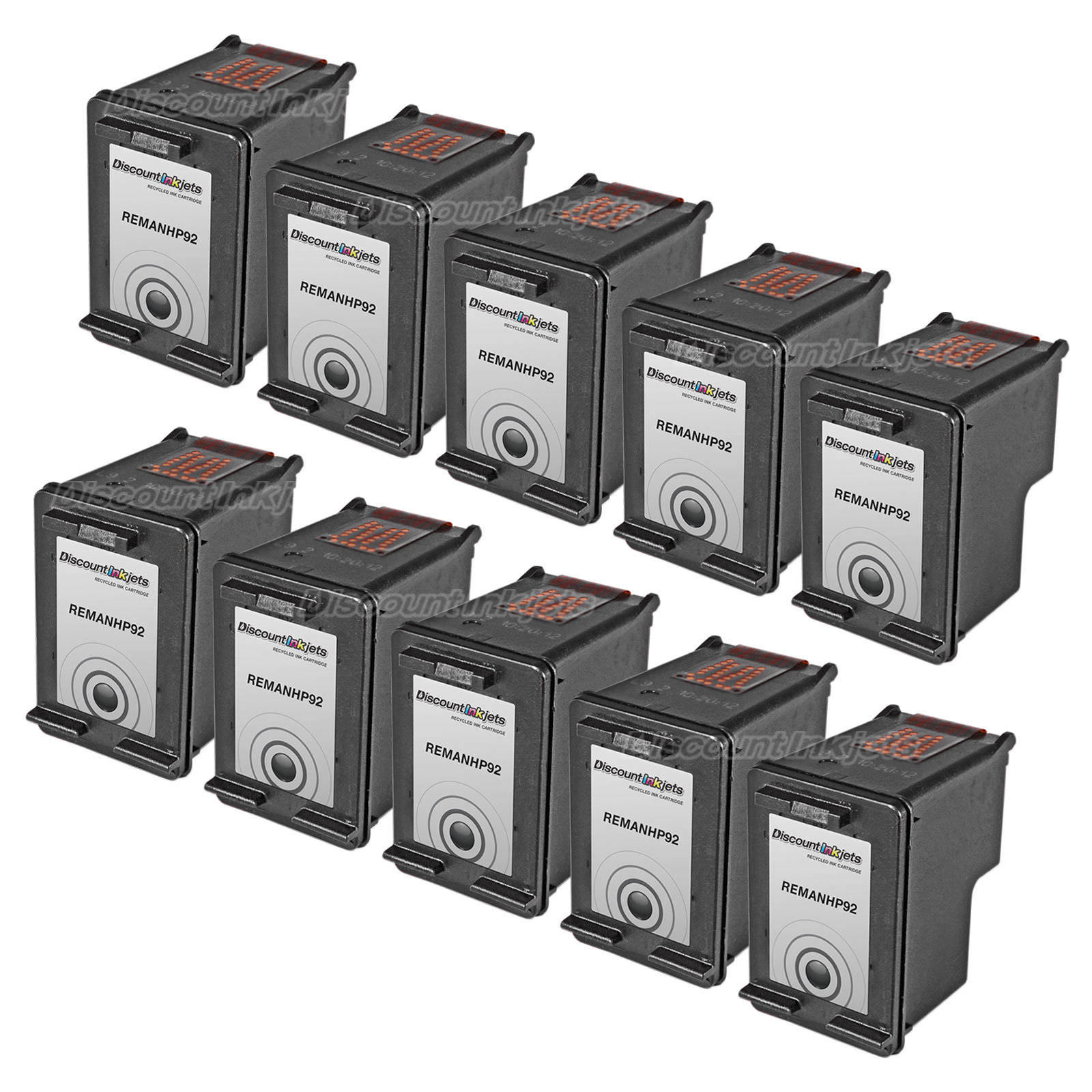 2x Eurotone Pro Cartuccia Nero F R HP Of Icejet 4059843661875 - Foto 5