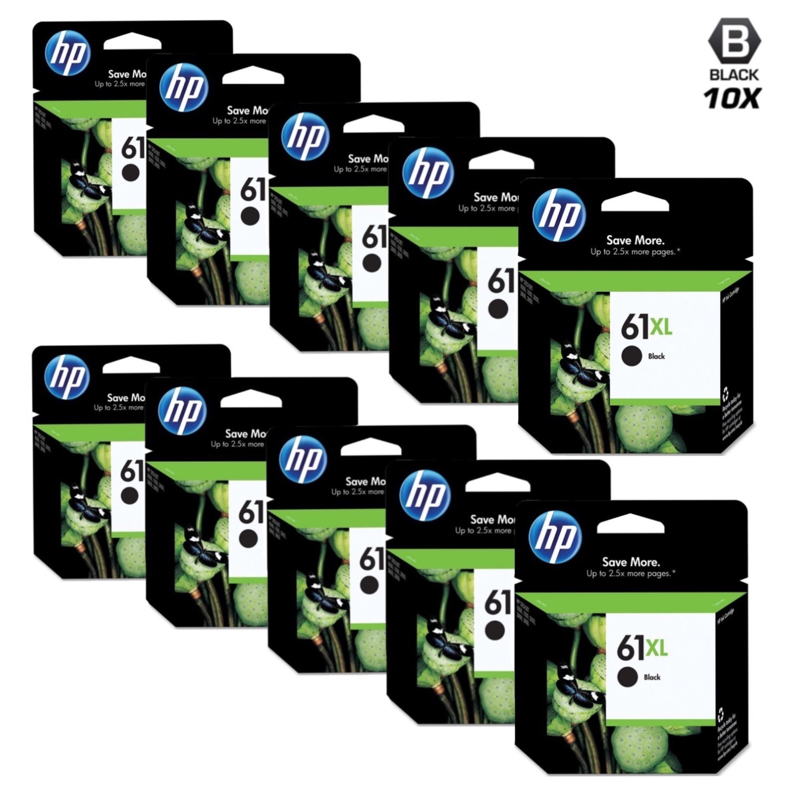 Ink Jet Printers For Home RETCH Remanufactured 61 XL Ink Cartridges Replacement For 61xl 61 Works With Envy 4500 4502 5530 Deskjet 2540 2541 2546 2549 3050 3510 Officejet 2620 4630 4632 Printer Black 2 Pack Hp61 Ink Cartridges - Foto 12