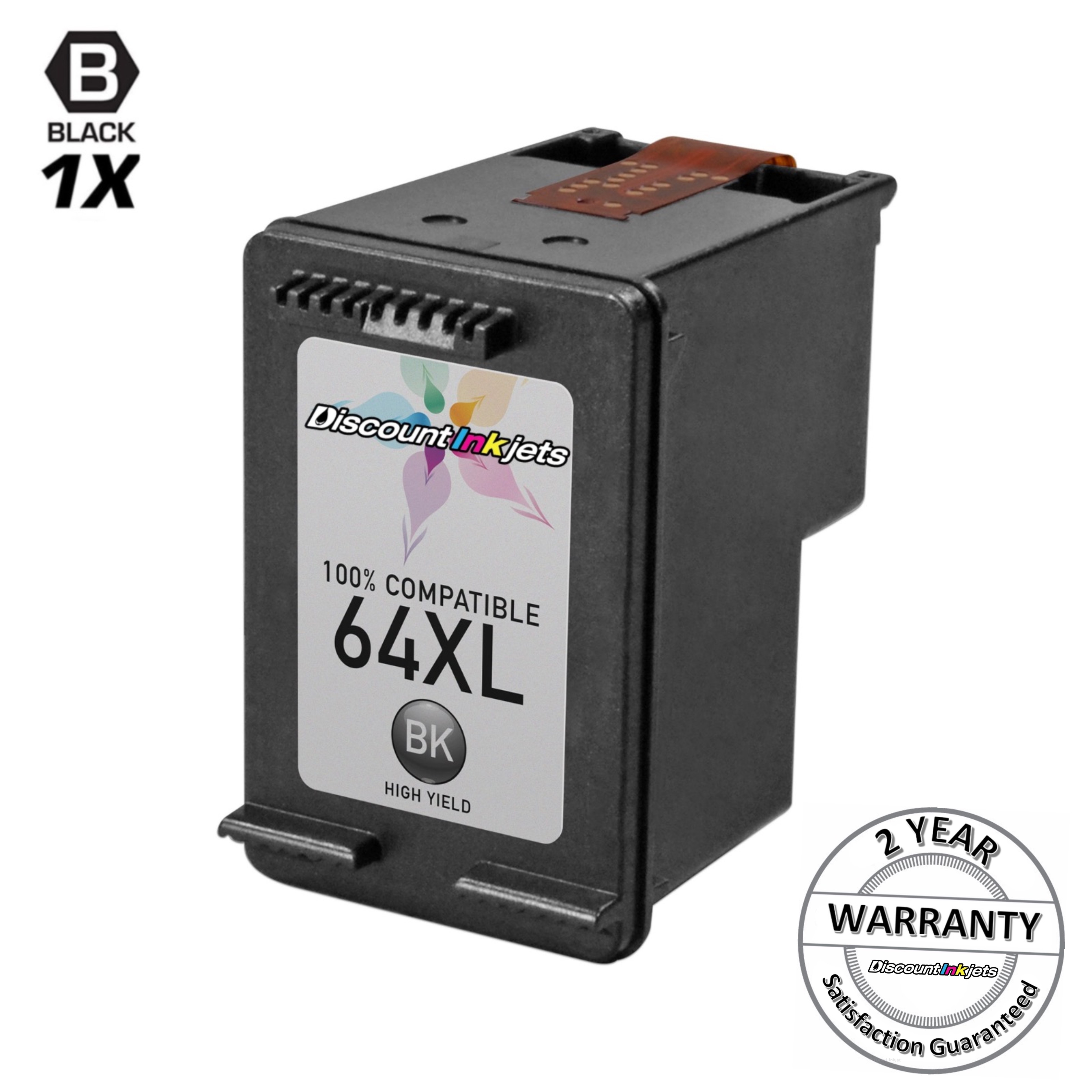 hp 64xl high yield black original ink cartridge