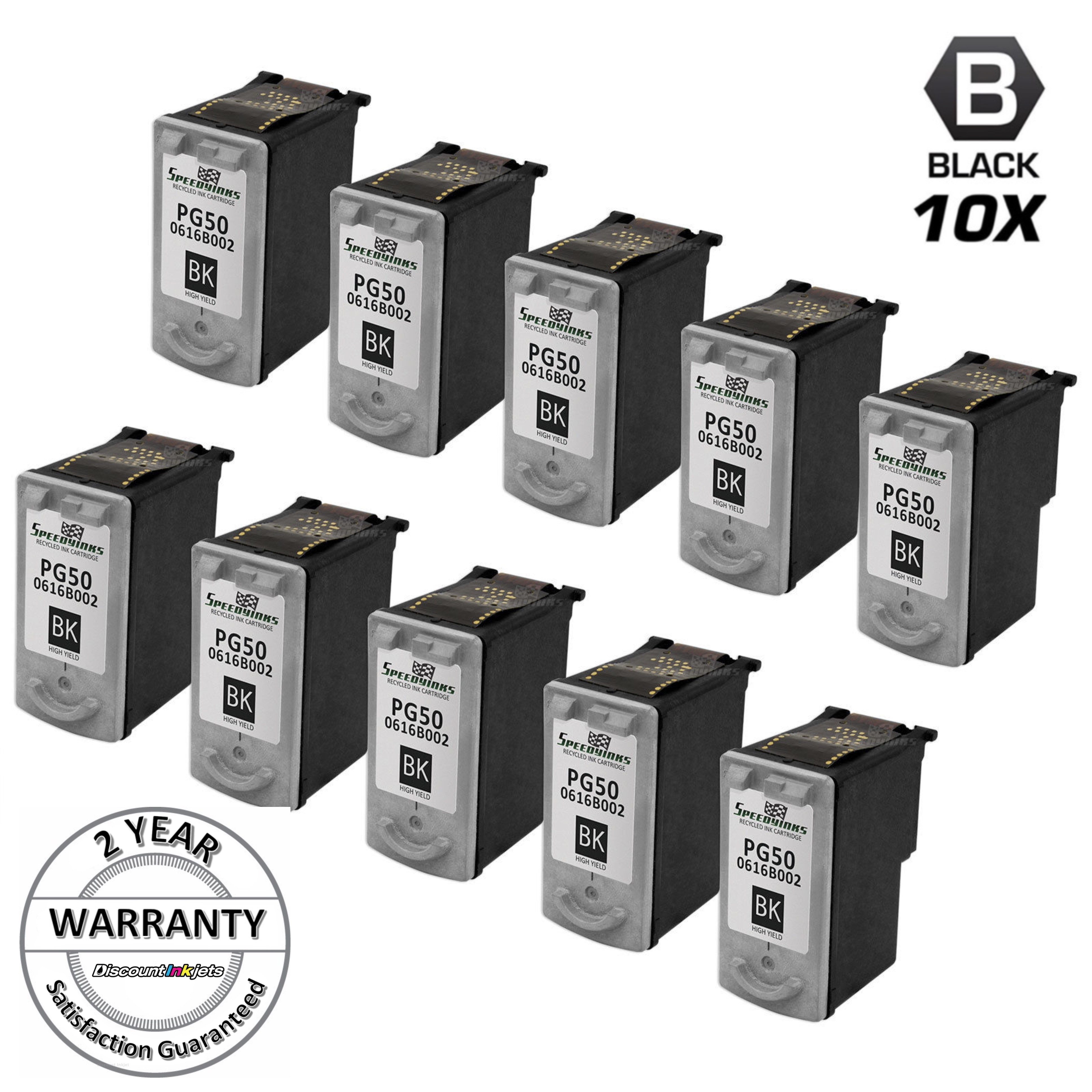 10PK Reman PG-50 PG50 para Canon cartucho de tinta NEGRA PIXMA MX300 MP450  Fax JC210P | eBay
