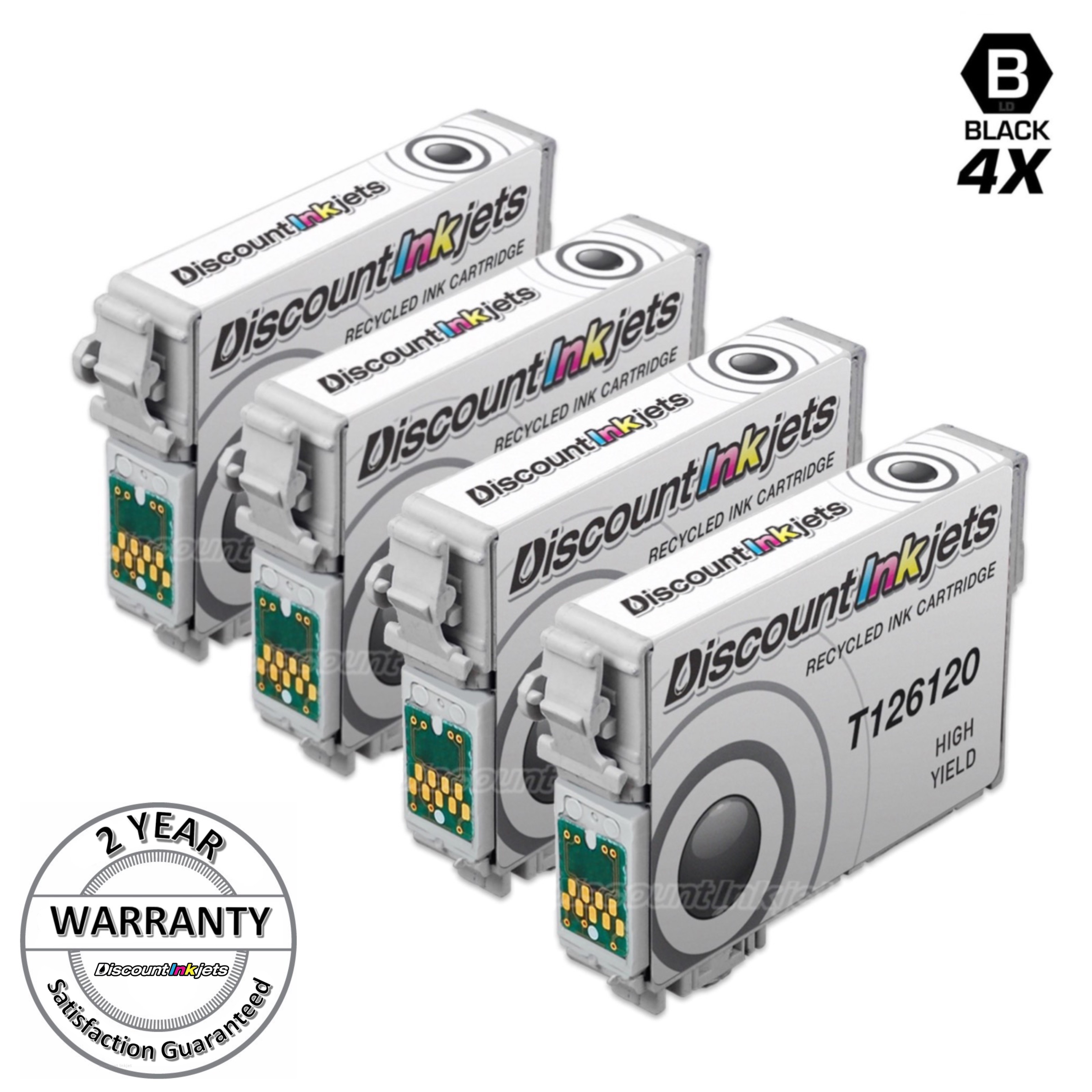 WORKFORCE WF-7520 NO RETAIL BOX 5-PACK Epson GENUINE 126 Black /& Color Ink