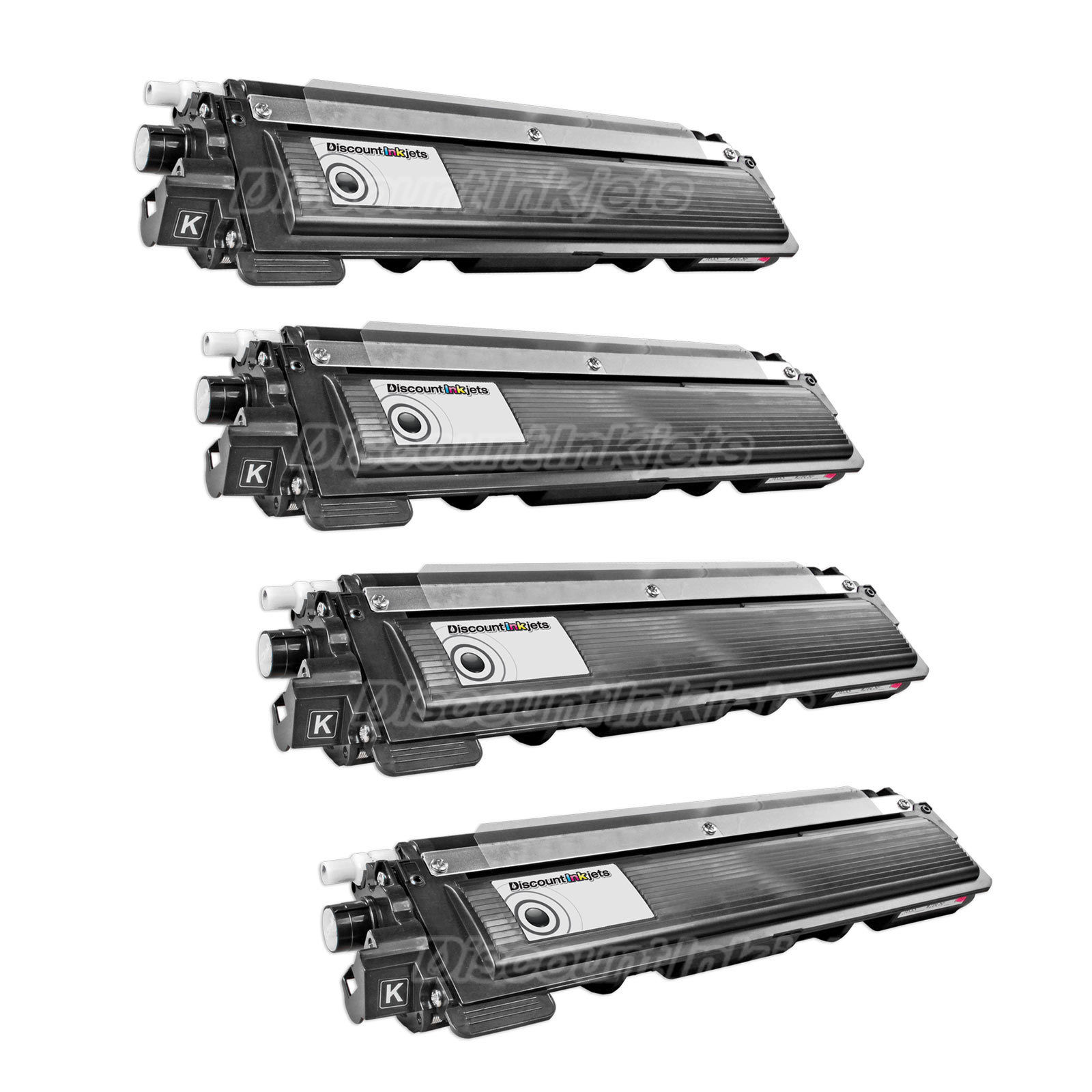 4pk NEW TN-210 TN210 BLACK Toner Cartridge for Brother