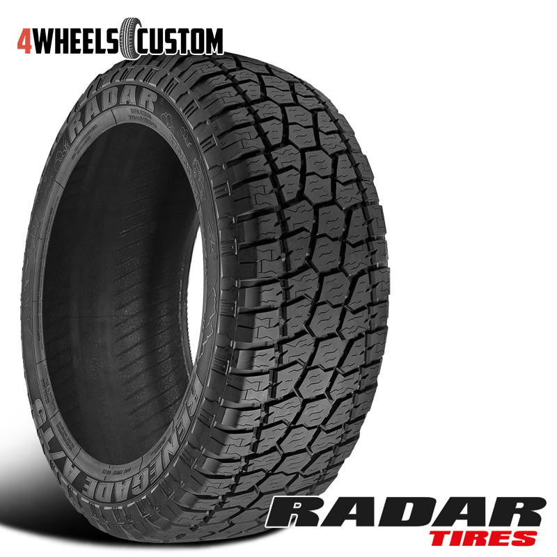 1 X New Radar Renegade AT-5 33X12.50R20 FR12 Renegade AT-5 OWL 119Q