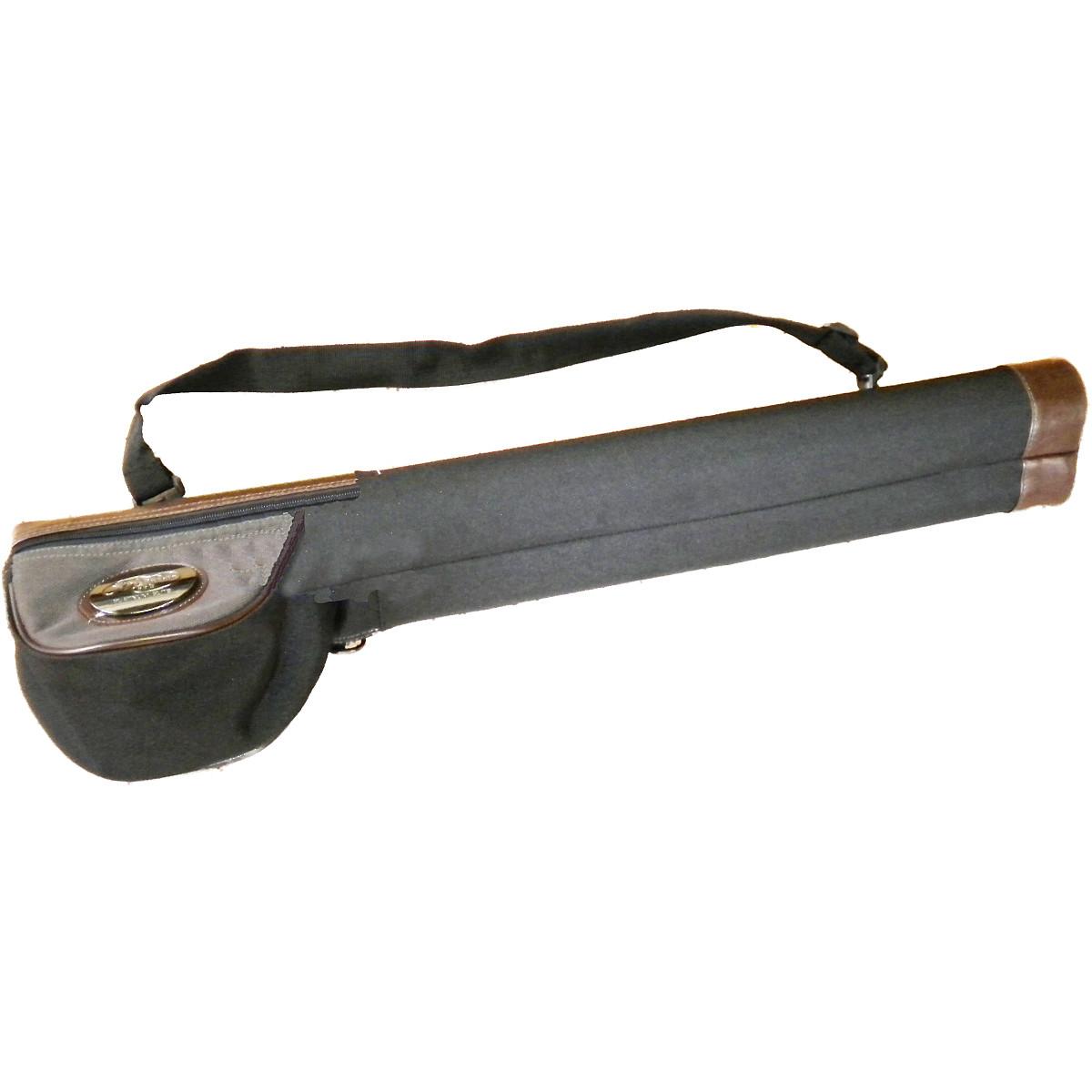 MOUNTAIN CORK 56" PLATINUM DOUBLE FLY ROD AND REEL CASE BLACK 2.515X56