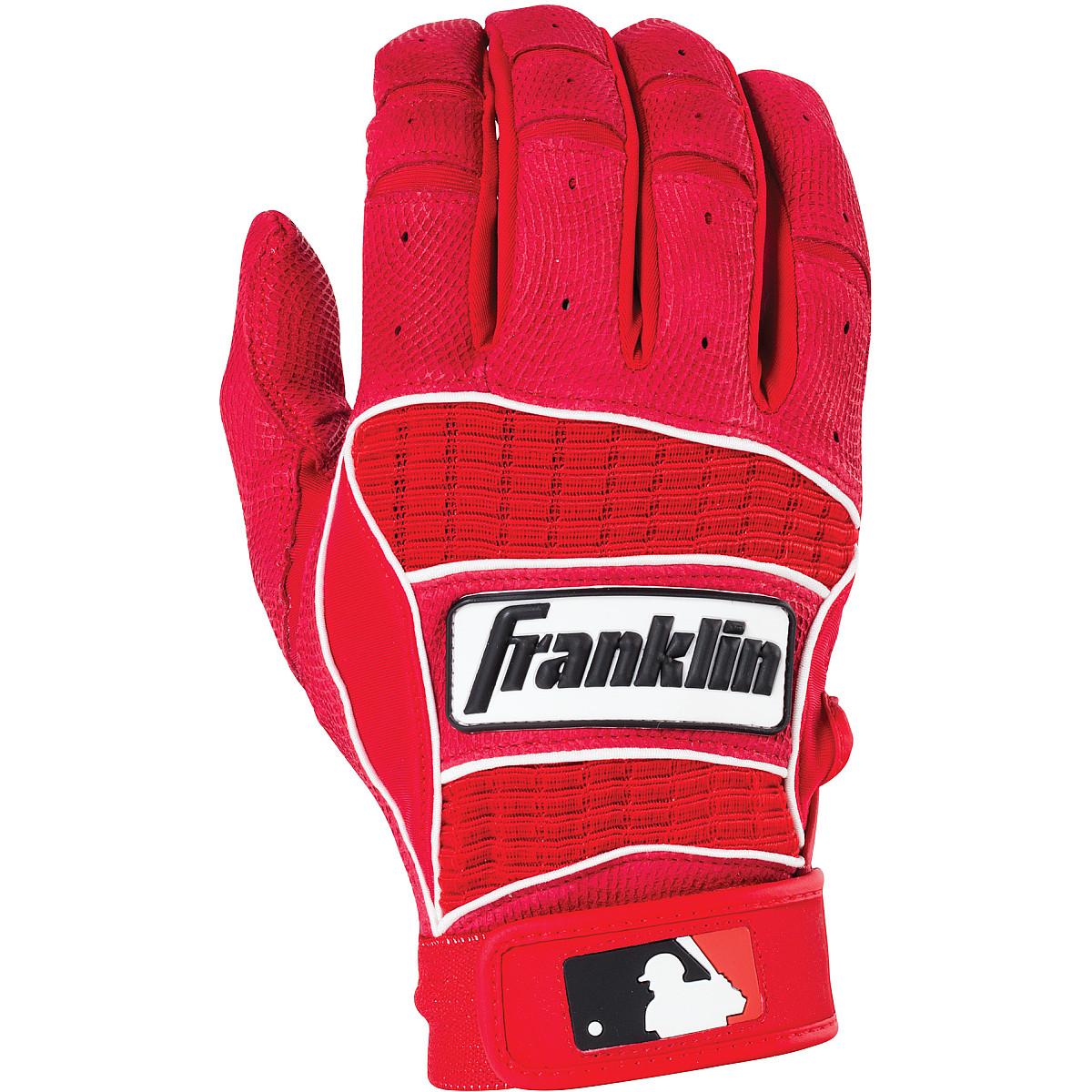 Franklin Adult Neo Classic II Baseball Batting Gloves XXL Red/Red