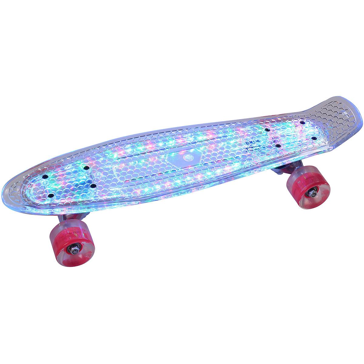 Aerowheels AEROWHEELS LIGHTUP SKATEBOARD w/ LED FEATURE ON DECK AND WHEELS