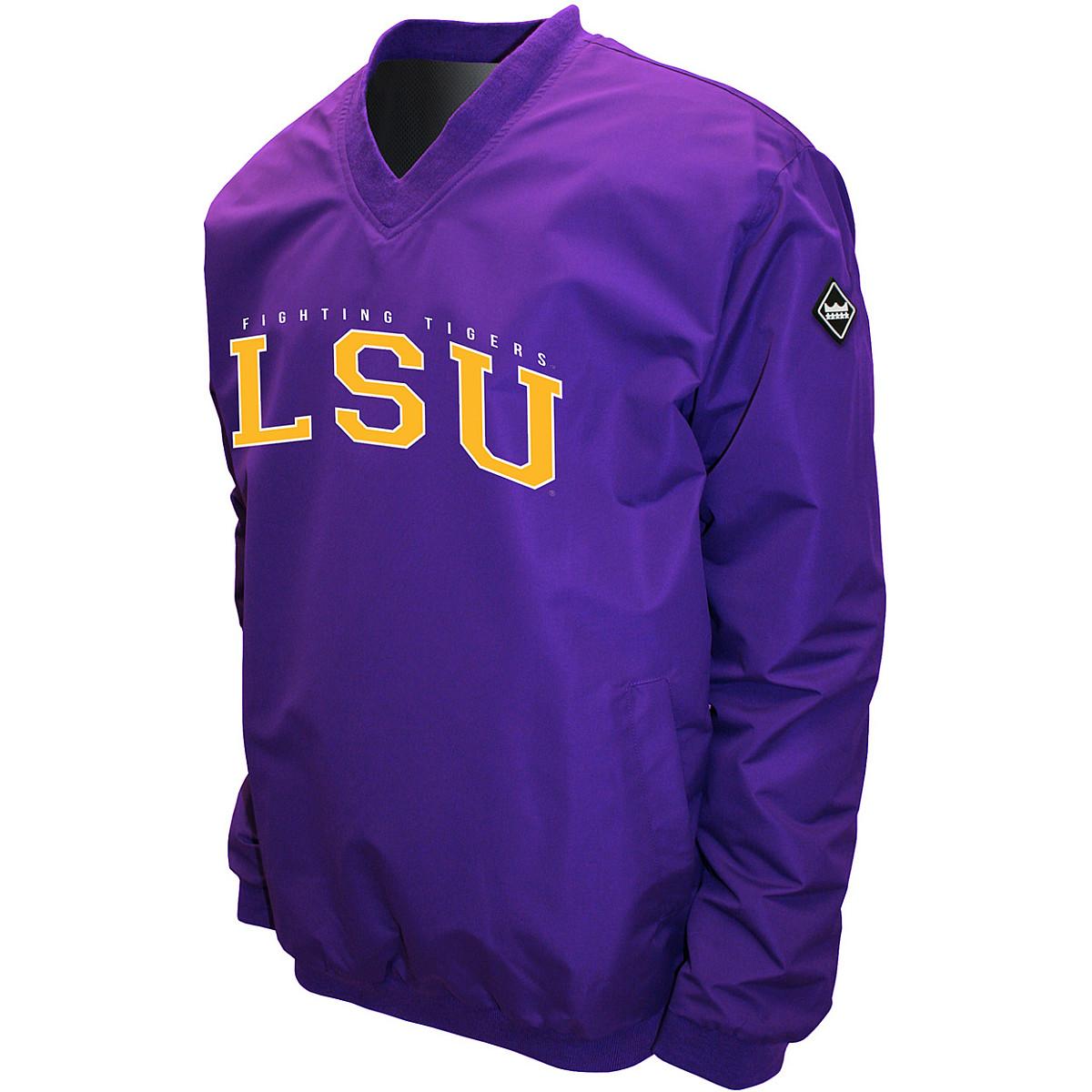 lsu pullover windbreaker