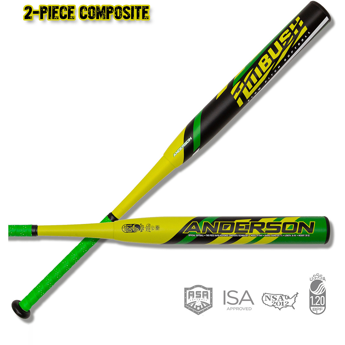Anderson Bat Company 2020 Ambush Slow Pitch Softball Bat Size 28