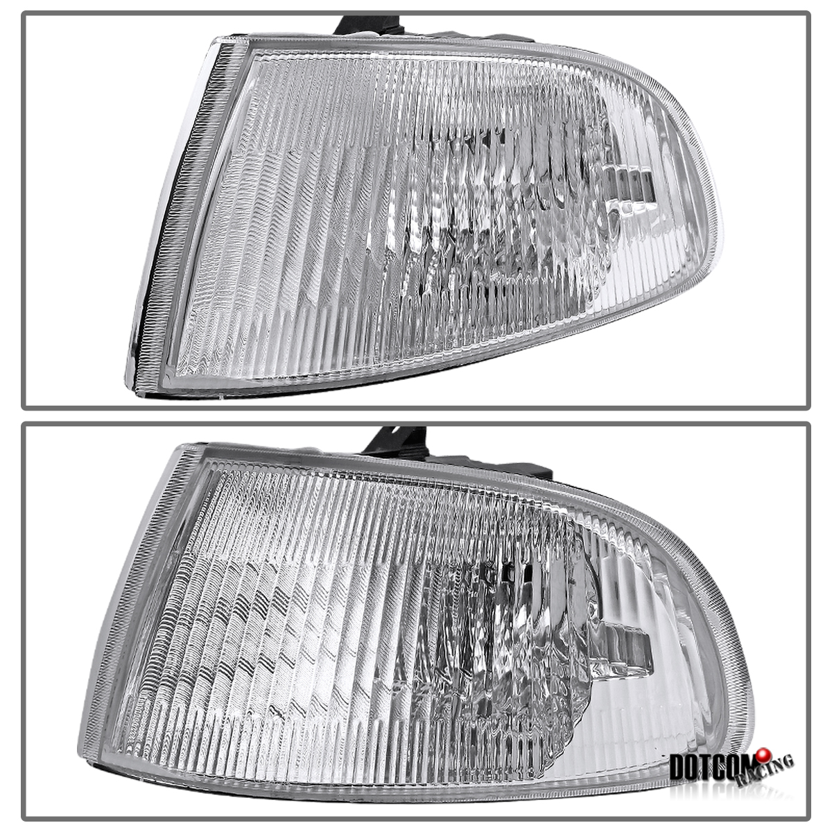 Pair Clear Corner Bumper Parking Lights For 1992-1995 Honda Civic 2/3Dr – Left & Right
