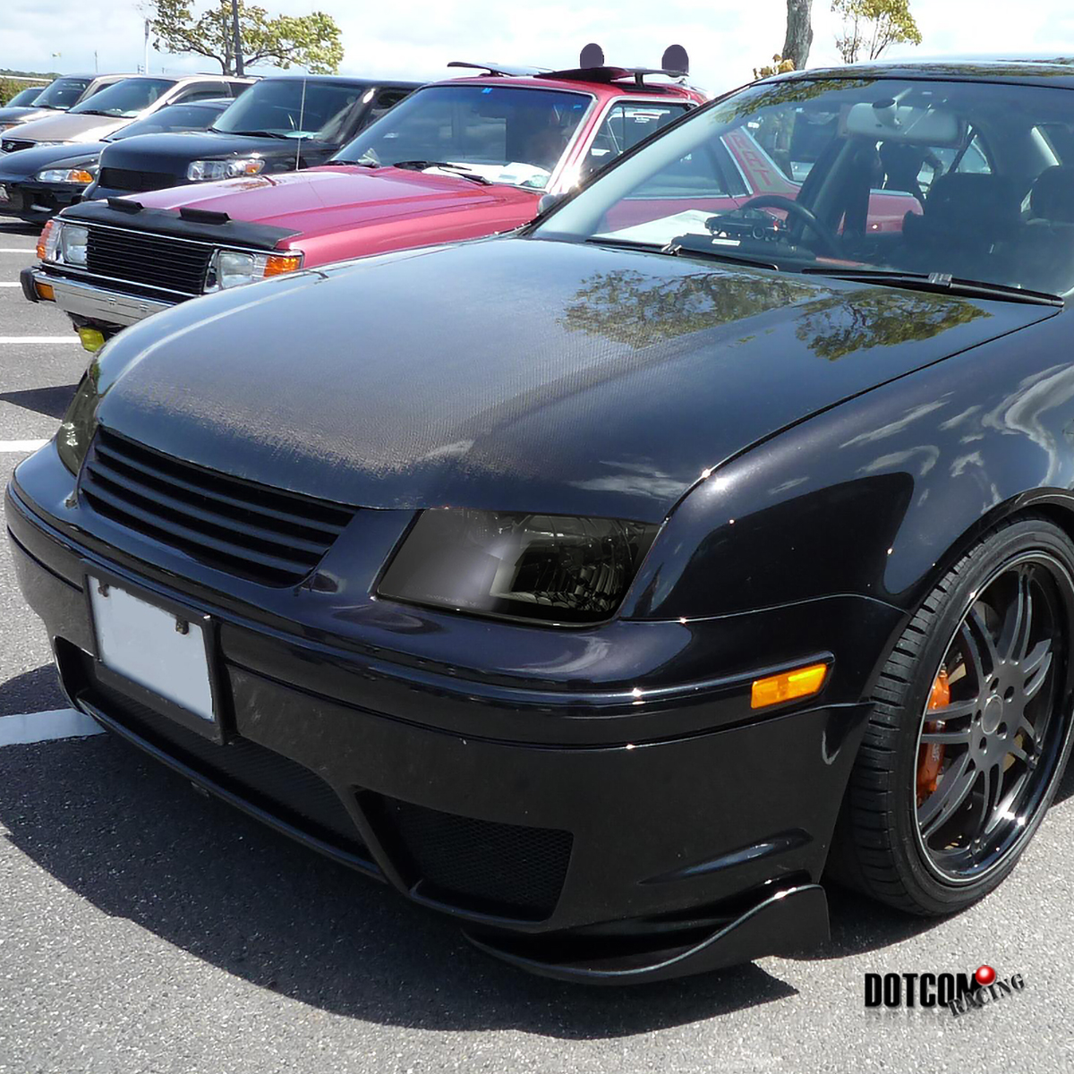 Fit 19992005 VW Jetta MK4 Black Smoke Tinted Headlights w/o Builtin Fog Lamps eBay