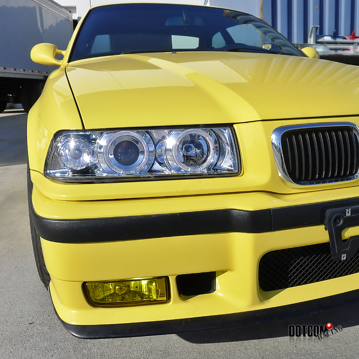 For 19921998 BMW E36 3Series 2Dr/4Dr Dual Halo Projector Headlights