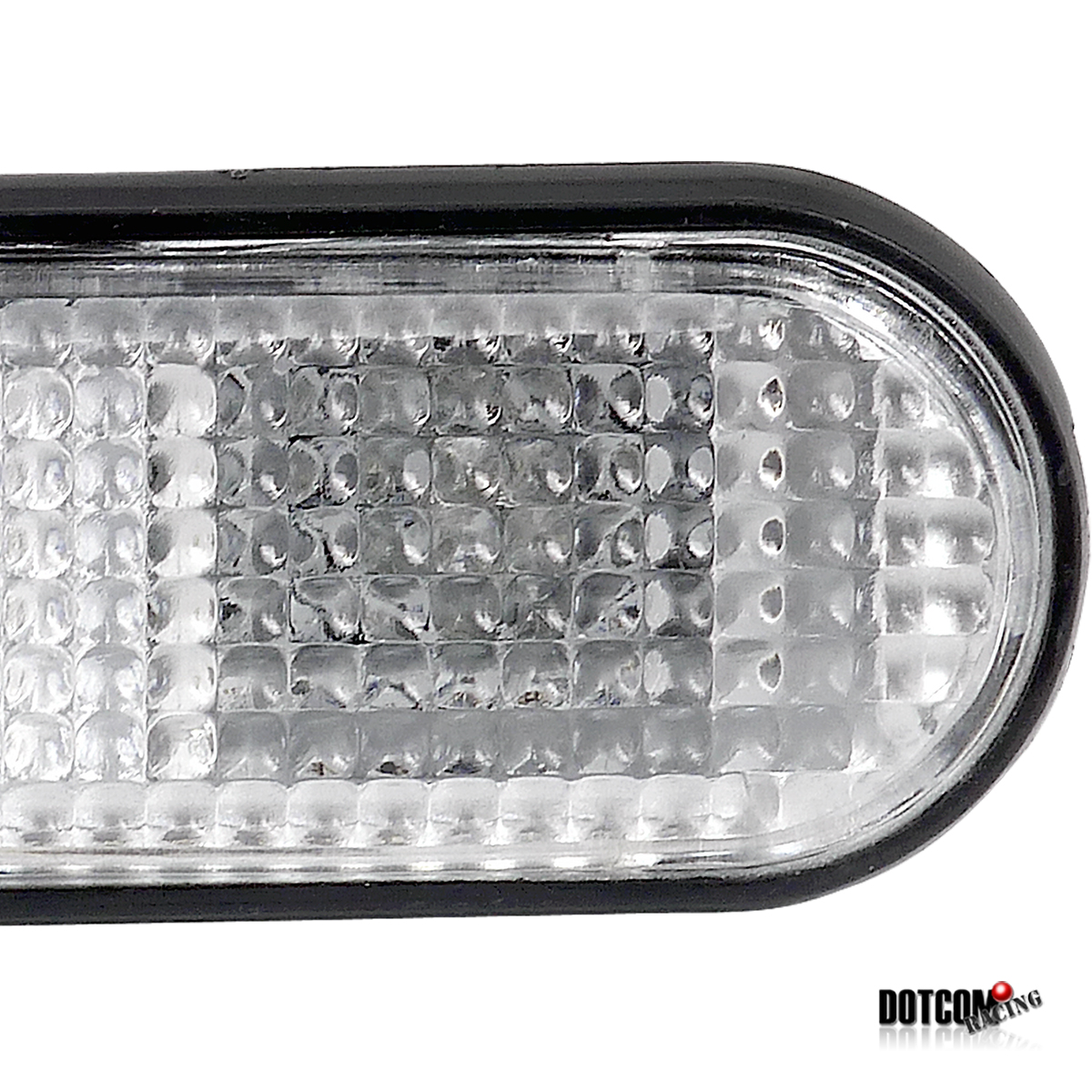 Autozensation Corner Fender Side Marker Lights For 1992-1995 Honda Civic - Clear Lens Chrome Housing