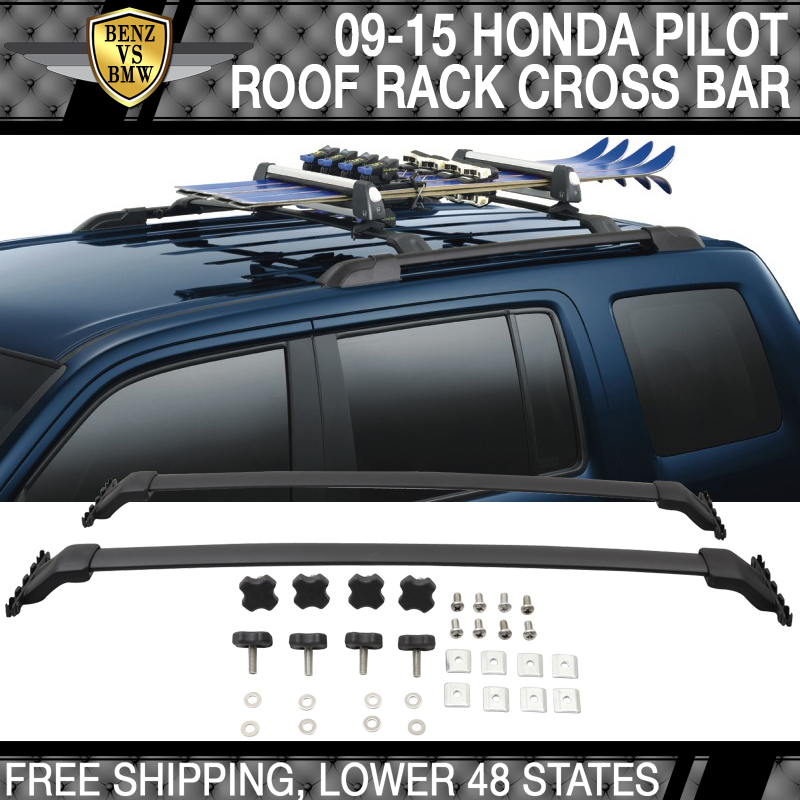 Fits 09-15 Honda Pilot OE Factory Style Top Roof Rack Cross Bar Aluminum