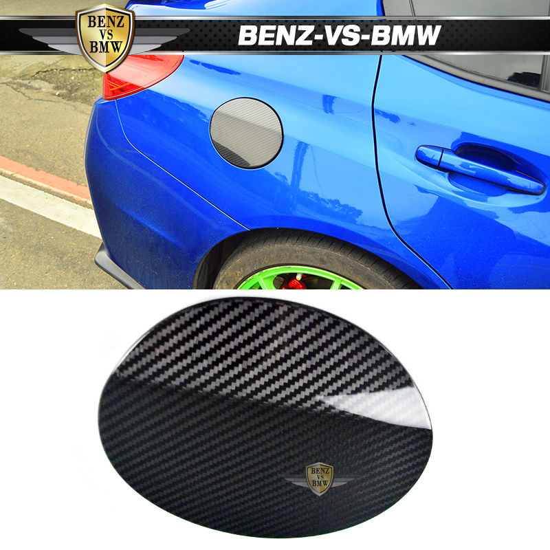 Dry Carbon Fuel Gate Tank Cap Cover CF Fit 2015 2016 2017 2018 Subaru WRX STI