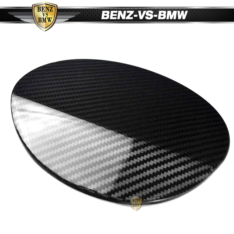 Carbon Fiber CF Fits 15-18 Subaru WRX STI Sedan Fuel Tank Cap Cover Trim