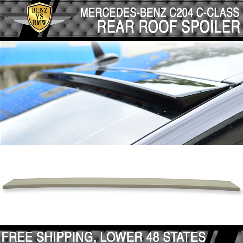 Fit 11-14 Mercedes-Benz C204 C-Class 2Dr OE Style Roof Spoiler Wing ABS New