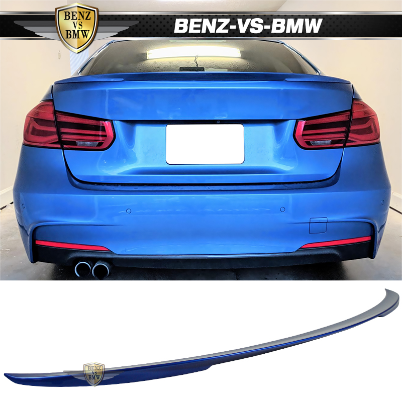 Fits 12-18 BMW 3 Series F30 P Style #B45 Estoril Blue II Painted