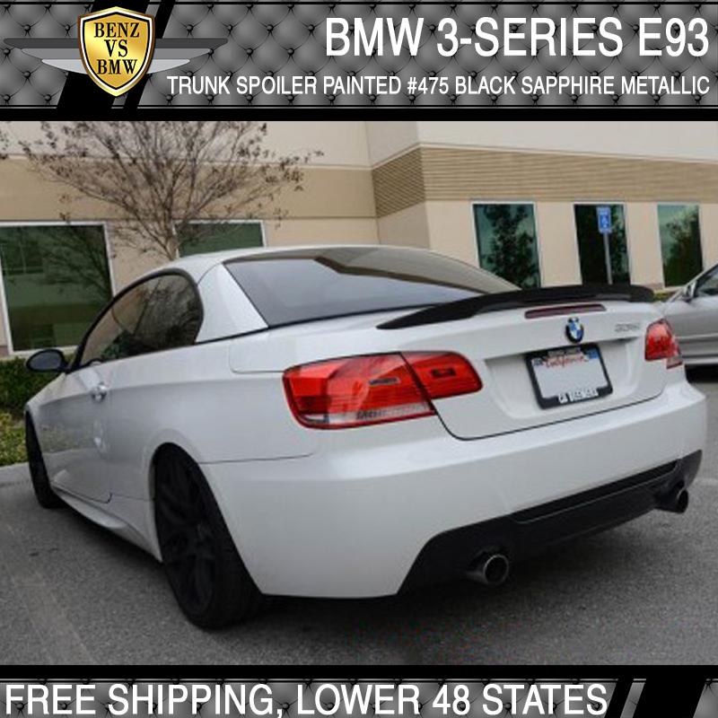  E92 E93 3シリーズ 475ブラック リアスポイラー エアロ BMW E92 E93 3シリーズ 475ブラック リアスポイラー エアロ 車用エアロ