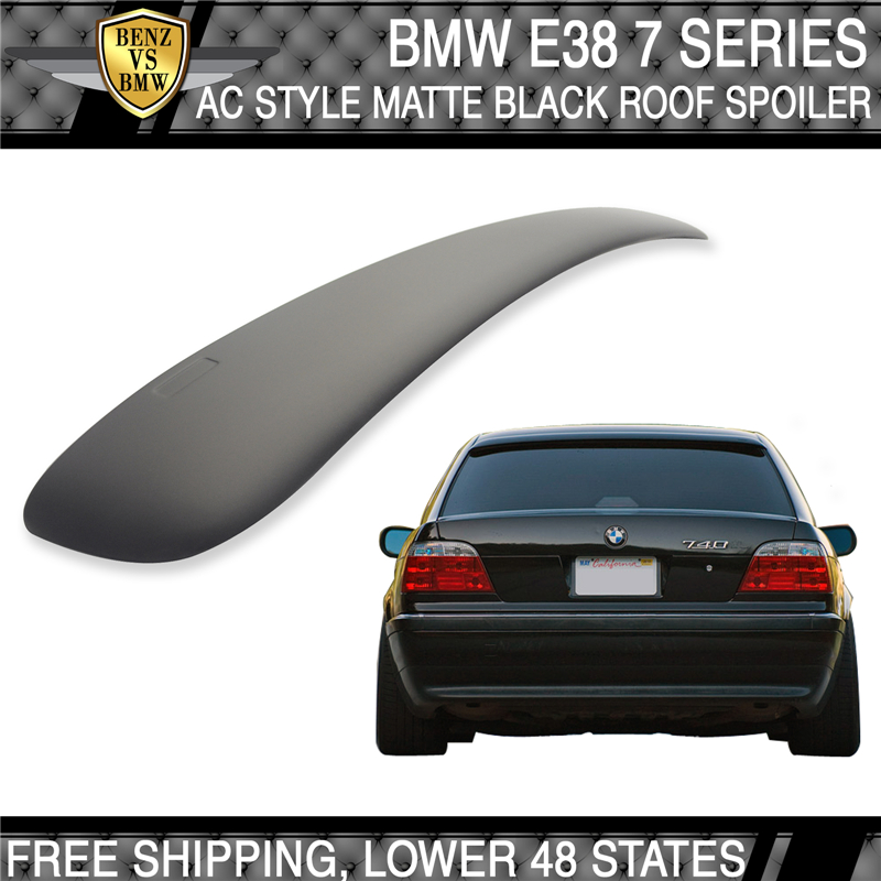 Stock IN US BMW 7-series E38 4D Sedan 750iL A Style Roof Spoiler Painted #668