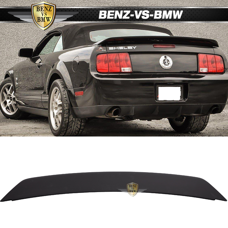 05-09 Ford Mustang OE Factory Style Painted Matte Black Trunk Spoiler ABS