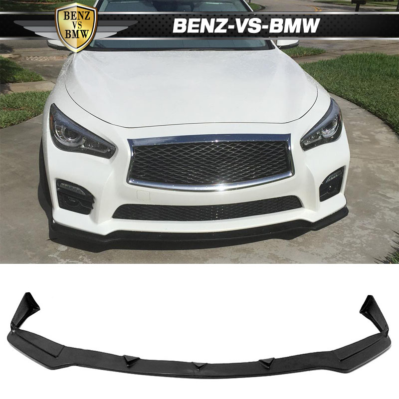 MagicDrift Front Bumper Lip Spoiler For Infiniti Q50 Sport 2014-2017 - ST Style Polyurethane