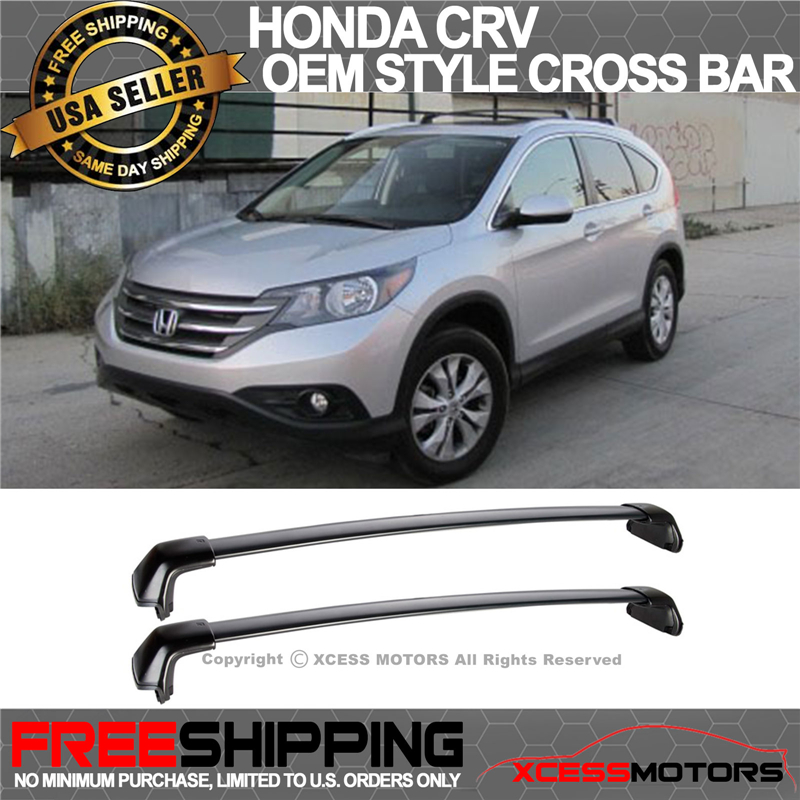 Fits 2012-2016 Honda CRV CR-V Black OE Factory Style Roof Rack Cross Bar