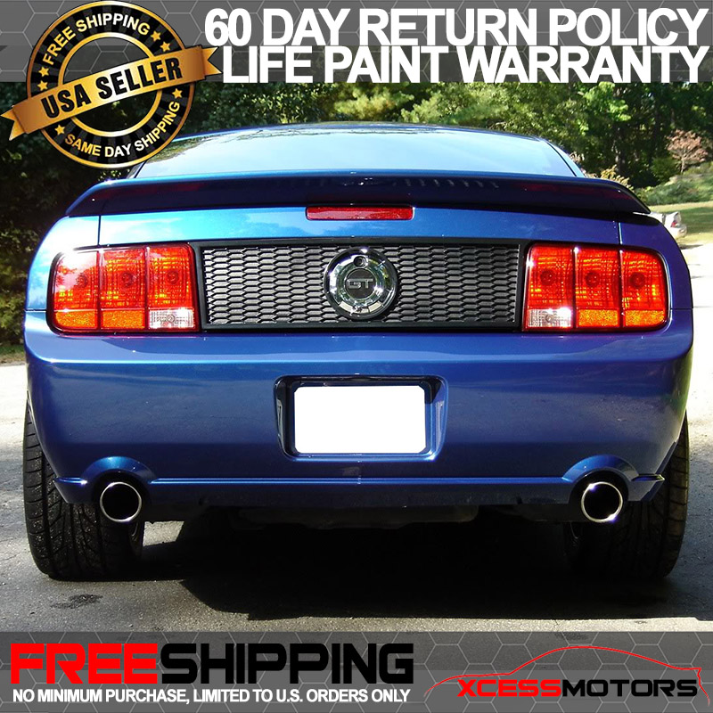 05-09 Ford Mustang OE Factory Style Painted Matte Black Trunk Spoiler ABS