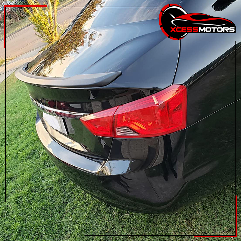thumbnail image 2 of OE Style Flush Mount Trunk Spoiler For 2014-2021 Chevy Impala - Unpainted ABS Plastic 2 of 12