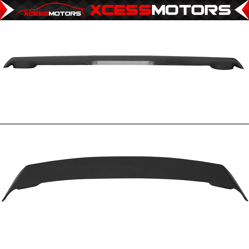 Grey Primed Rear Spoiler For Toyota Corolla 2009-2013 – ABS Plastic W/ LED Light