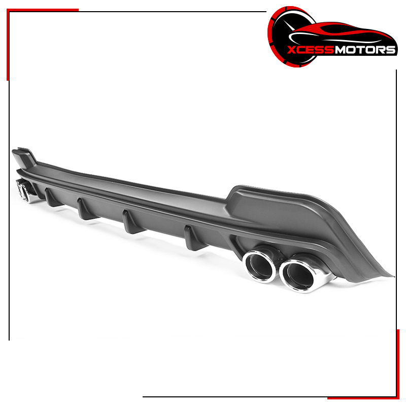 For 20-22 Toyota Corolla L LE/XLE Matte Black Rear Diffuser With